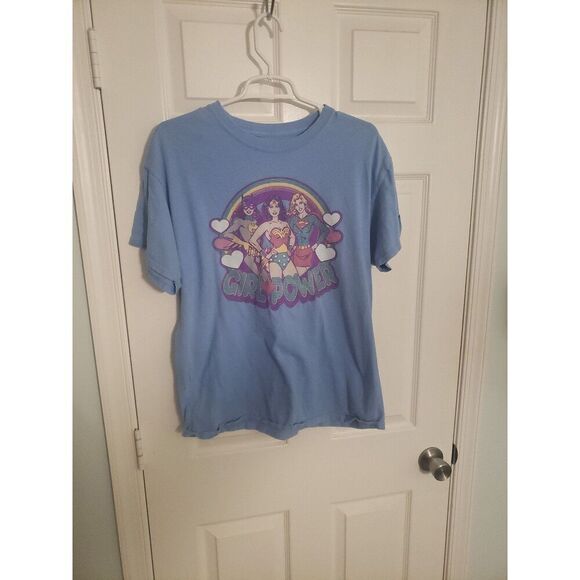 shirt tshirt girl power dc comics size large women - Picture 4 of 5